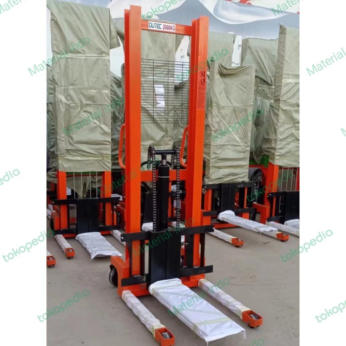 Jual Hand Stacker Manual Hand Lift Manual 2 Ton 1 6 Meter Forklift