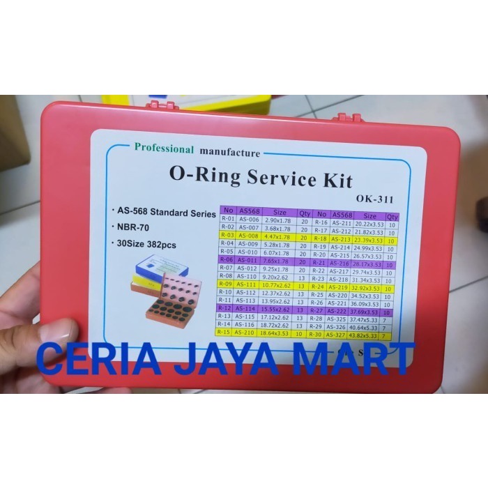 Jual Nbr Oring Set Ukuran Inch Full Set Oring Kit Set Shopee Indonesia