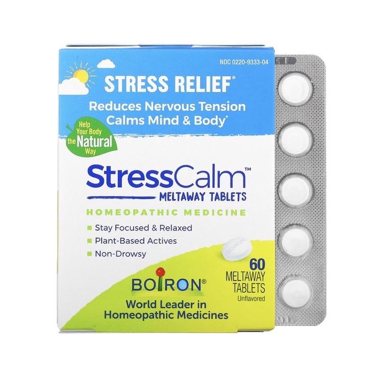 Jual BOIRON STRESS CALM STRESS RELIEF UNFLAVORED 60 MELTAWAY TABLETS