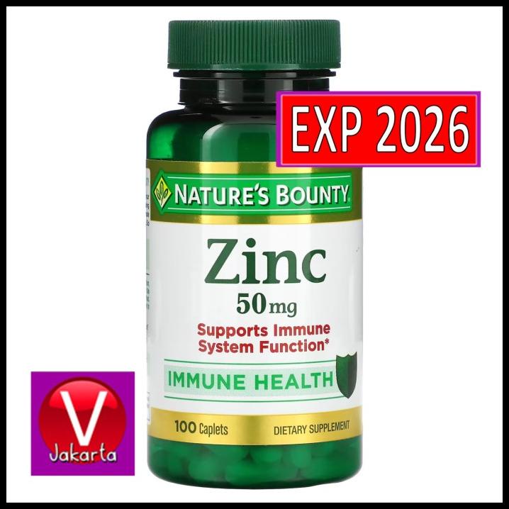 Jual Natures Bounty Zinc Mg Caplets Nature S Bounty Zinc Mg