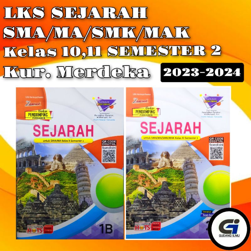 Jual Lks Sejarah Sma Kelas Semester Kurikulum Merdeka L Putra