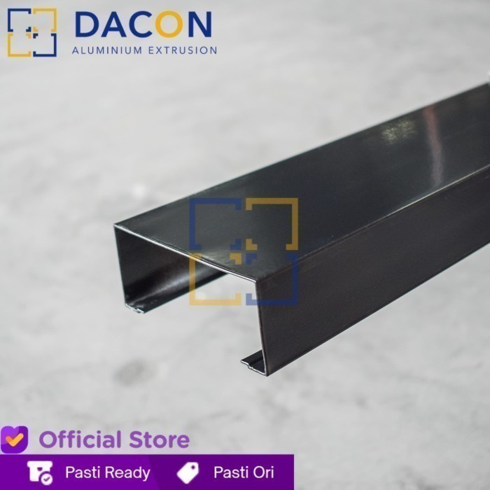 Jual ALUMINIUM DACON POWDER COATING 0428 KUSEN POLOS 3 INCH Shopee