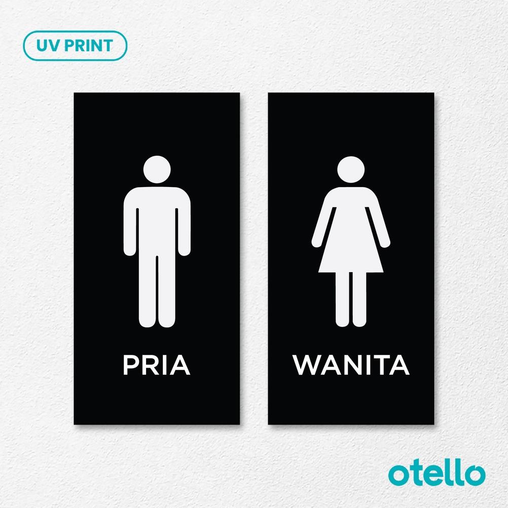 Jual Terjangkau Otello Sign Icon Toilet Pria Wanita Akrilik Signage