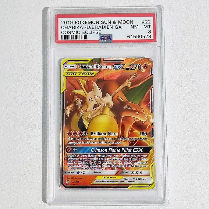 Jual Charizard Braixen Cosmic Eclipse Psa Graded Pokemon