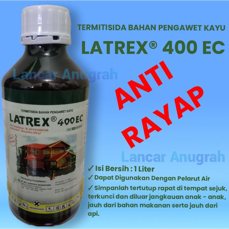 Jual Latrex Ec Liter Obat Anti Rayap Latrex Liter