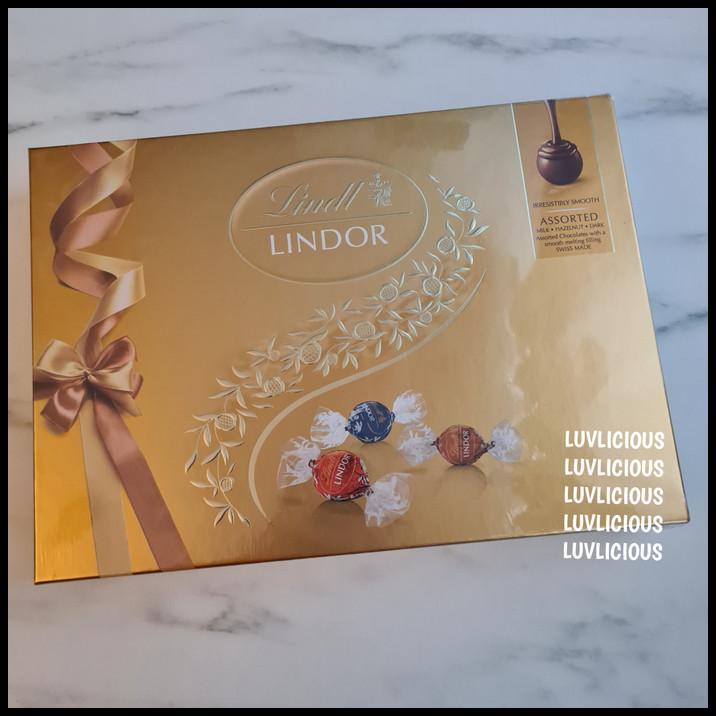 Jual Lindt Lindor Assorted Chocolate Gift Box Coklat Cokelat Shopee