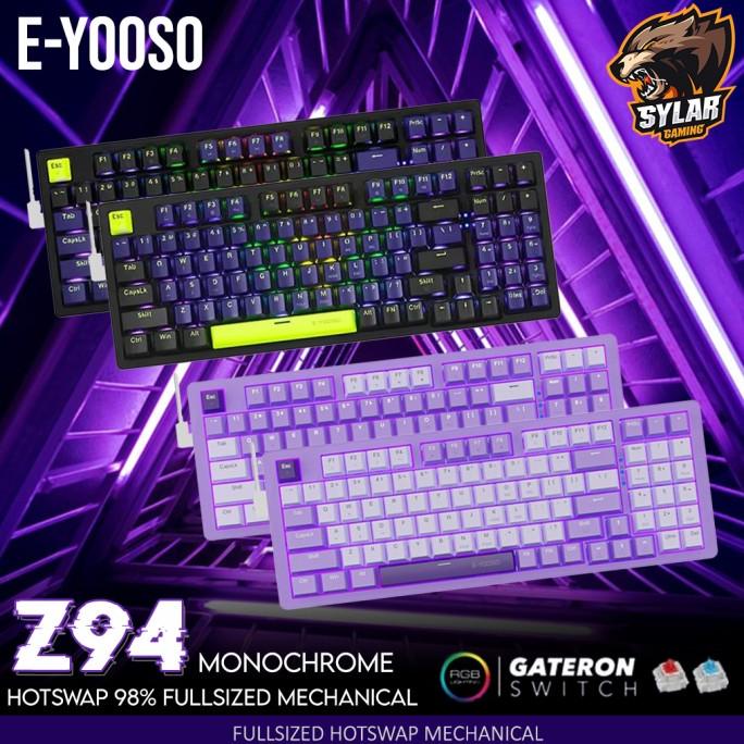 Jual E Yooso Z Z Monochrome Hotswap Mechanical Gaming