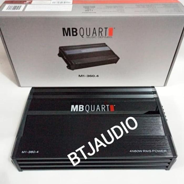 Jual POWER AMPLIFIER MOBIL 4 CHANNEL MBQUART MB QUART M1 360 4