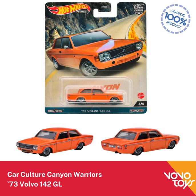 Jual Hot Wheels Car Culture Canyon Warriors 73 Volvo 142 GL Hotwheels
