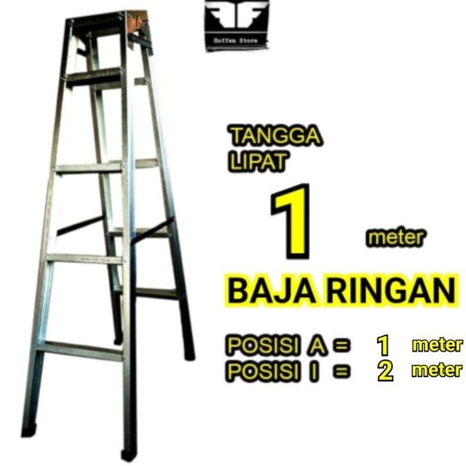 Jual Peralatan Rumah Tangga Lipat 1 Meter Bahan Baja Ringan Carbon