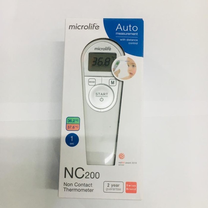 Jual Thermometer Non Contact Nc Microlife Thermogun Garansi Tahun