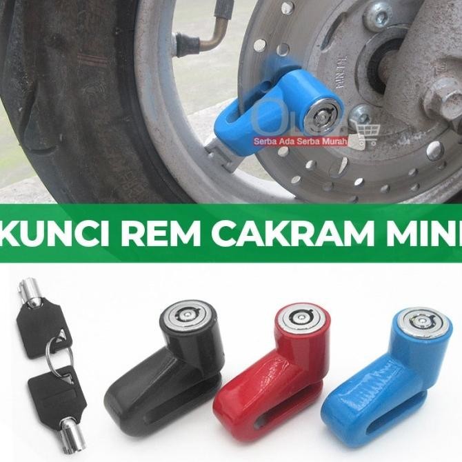 Jual Kunci Gembok Rem Cakram Sepeda Motor Universal Besi Anti Air Kuat