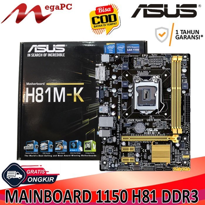 Jual Best Mobo Motherboard Mainboard Lga H Ddr Asus Garansi