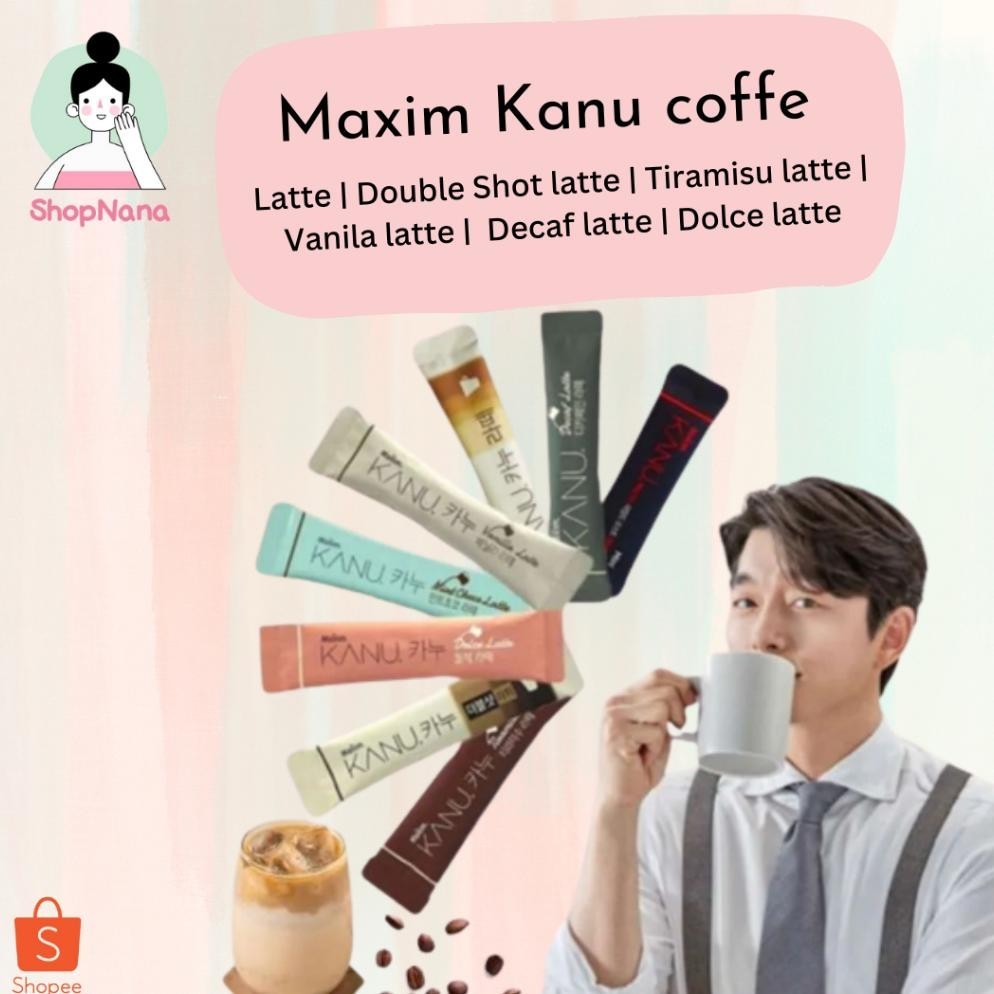 Jual Maxim Kanu Coffee Sachet Kopi Instan Korea Decaf Mint