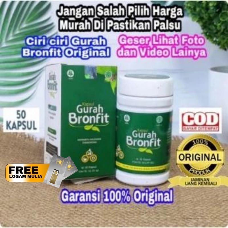 Jual Kapsul Gurah Bronfit Isi Herbal Original Bpom Garansi Asli