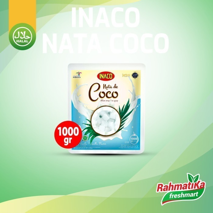 Jual Inaco Nata De Coco Vanilla 1 Kg Shopee Indonesia