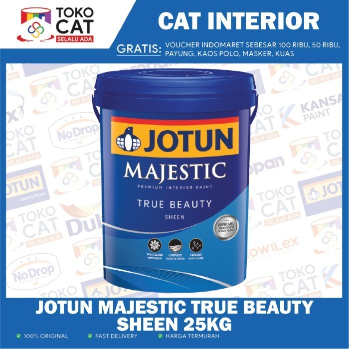 Jual Cat Tembok Interior Cat Jotun Majestic True Beauty Sheen Tinting