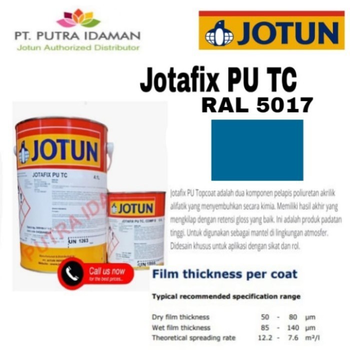 Jual Jotun Cat Marine Polyurethane Jotafix Pu Tc Liter Ral