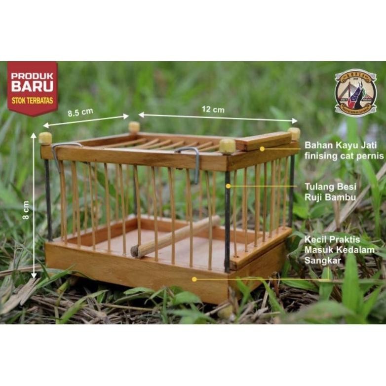 Jual Jual Kandang Untul Burung Konin Sogon Pleci Betina Bahan Kayu