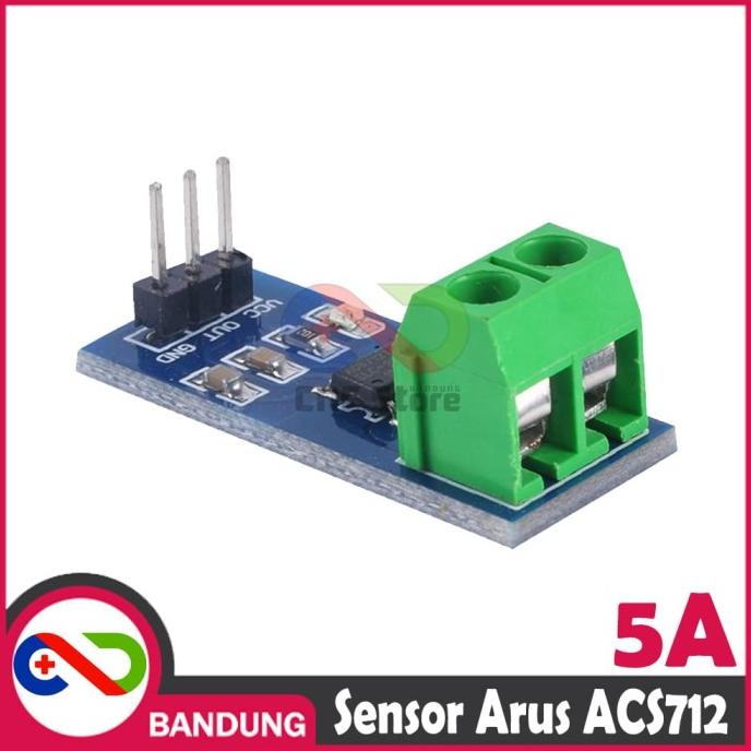 Jual SENSOR ARUS ACS712 5A RANGE HALL CURRENT SENSOR MODULE FOR ARDUINO