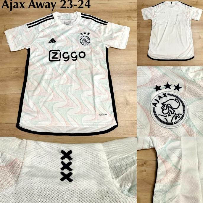 Jual JERSEY BAJU BOLA AJAX AWAY 2023 2024 GRADE ORI Shopee Indonesia