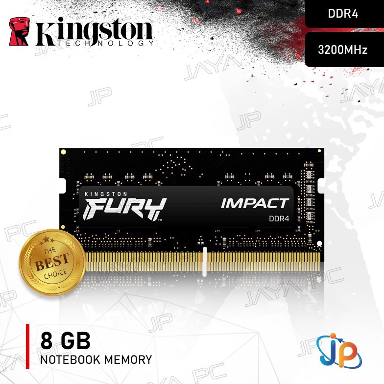 Jual Paling Dicari Memory Kingston Fury Impact Sodimm DDR4 PC25600