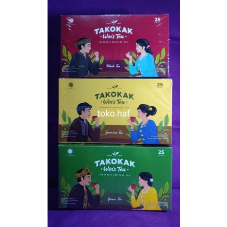 Jual Teh Takokak Teh Celup Rasa Jasmine Tea Green Tea Dan Black Tea