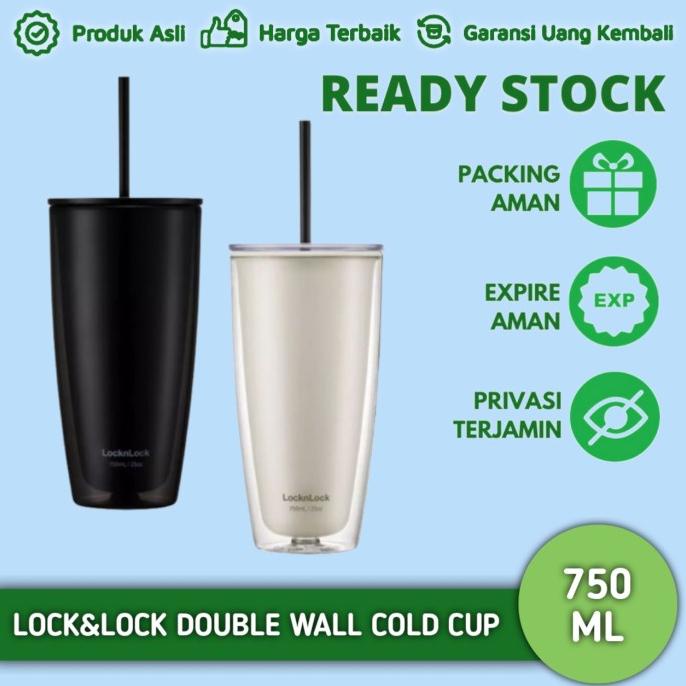 Jual Lock N Lock Double Wall Cold Cup Tumbler Lock Lock Mug Shopee