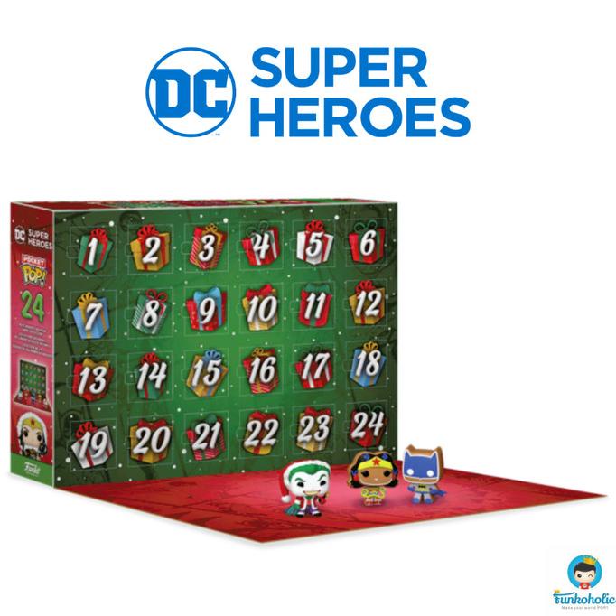 Jual Funko Pocket Pop Advent Calendar Dc Comics Christmas Holiday 2023