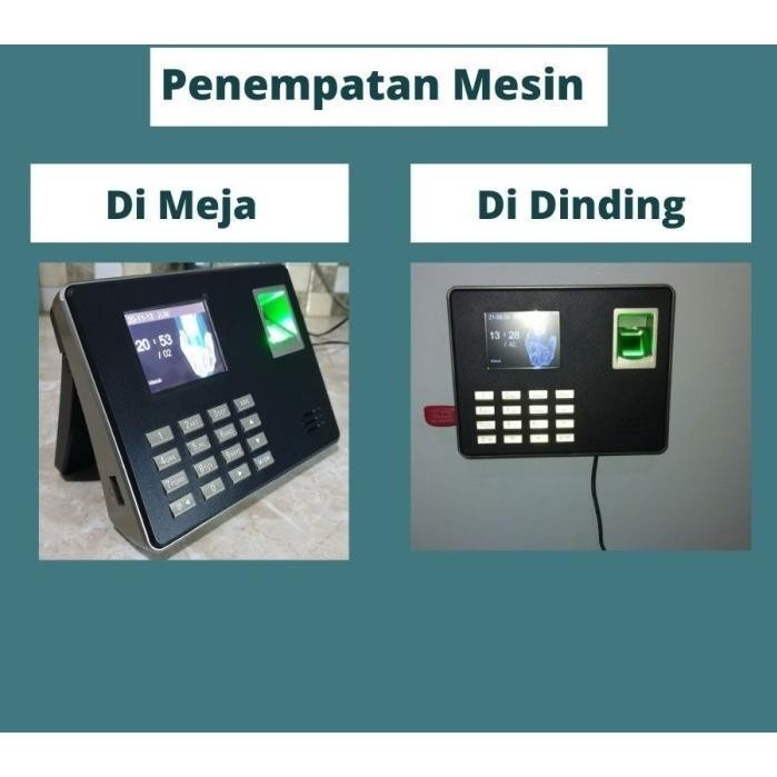 Jual Mesin Absen Fingerprint Icon 16 Sidik Jari Ssr Bergaransi Dan Awet