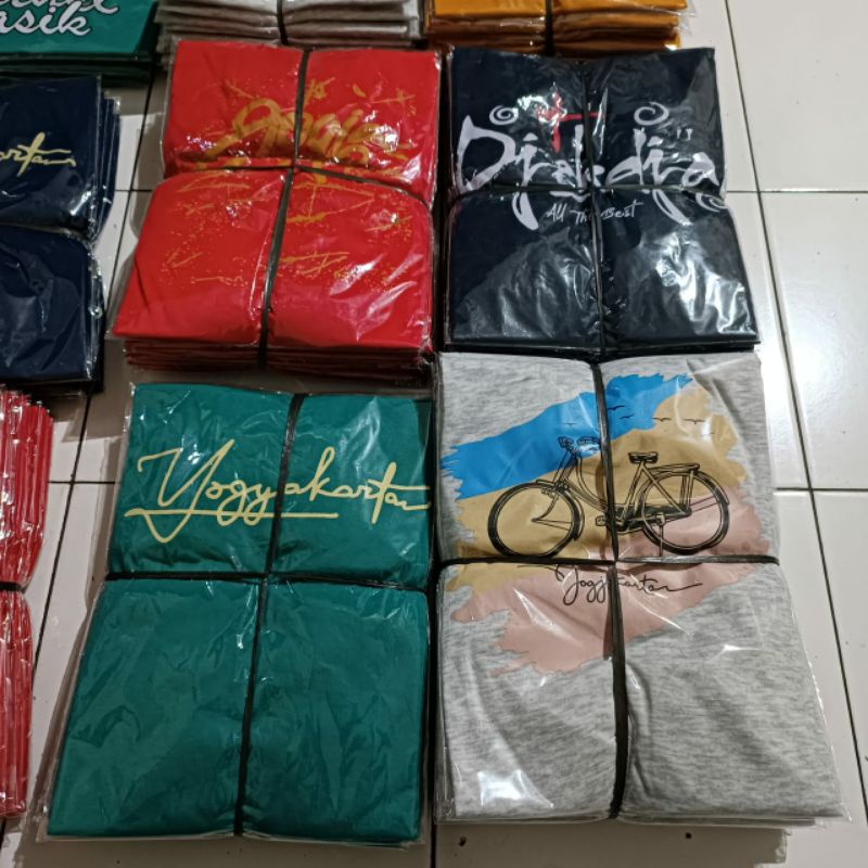 Jual PAKET 6 PCS 100RIBU KAOS JOGJA MALIOBORO MURAH KAOS DISTRO KAOS