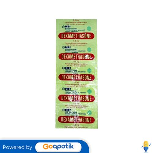 Jual DEXAMETHASONE MEGA ESA FARMA 0 5 MG STRIP 10 KAPLET Shopee Indonesia