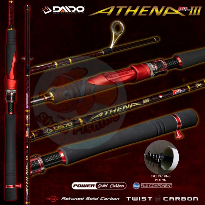 Jual Joran Daido Athena III Pro Series Full Eva Busa Free Packing Pipa