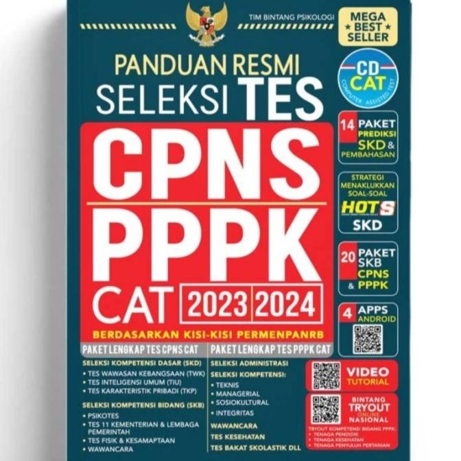 Jual Panduan Resmi Seleksi Tes CPNS PPPK CAT 2023 2024 Shopee Indonesia