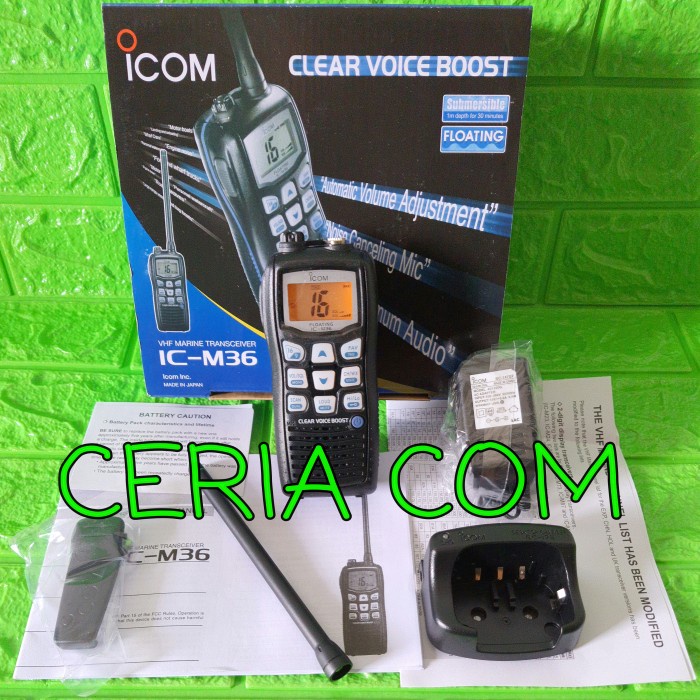 Jual Ht Marine Icom Ic M Radi Ht Icom M Vhf Marine Waterproof Ic