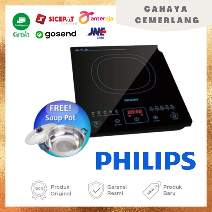 Jual Kompor Induksi Philips HD4932 Hitam Shopee Indonesia