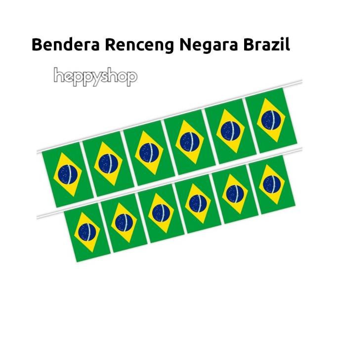 Jual New Produk Bendera Renceng Negara Brazil Shopee Indonesia