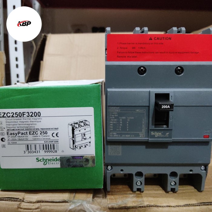 Jual Mccb Schneider Breaker Ezc250F 200A Ezc250F3200 3Phase 3P 200 A