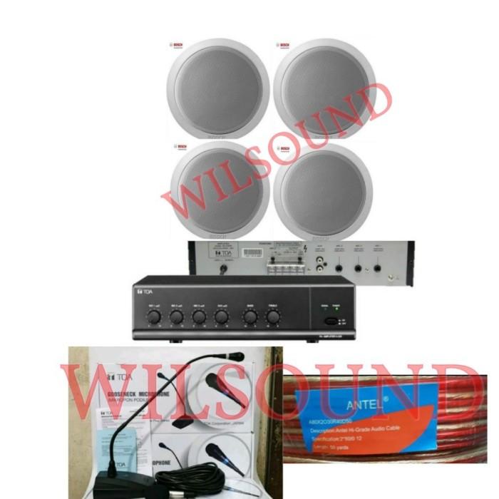 Jual Paket Speaker Ceiling Bosch Lhm Amplifier Toa Za W Set