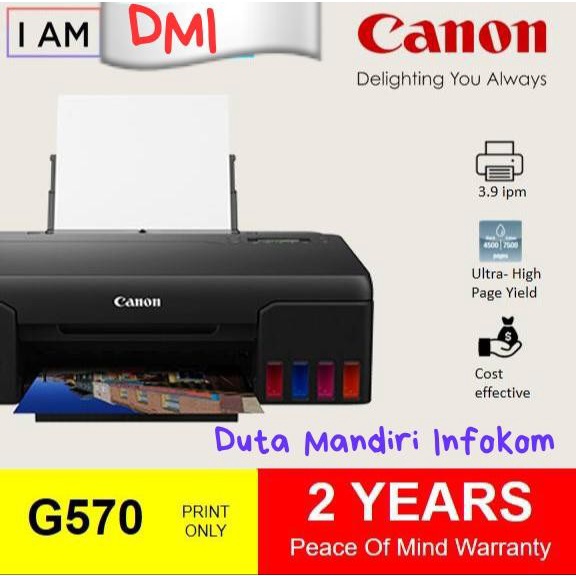 Jual Canon Pixma G Single Function Ink Tank Wireless Photo Printer