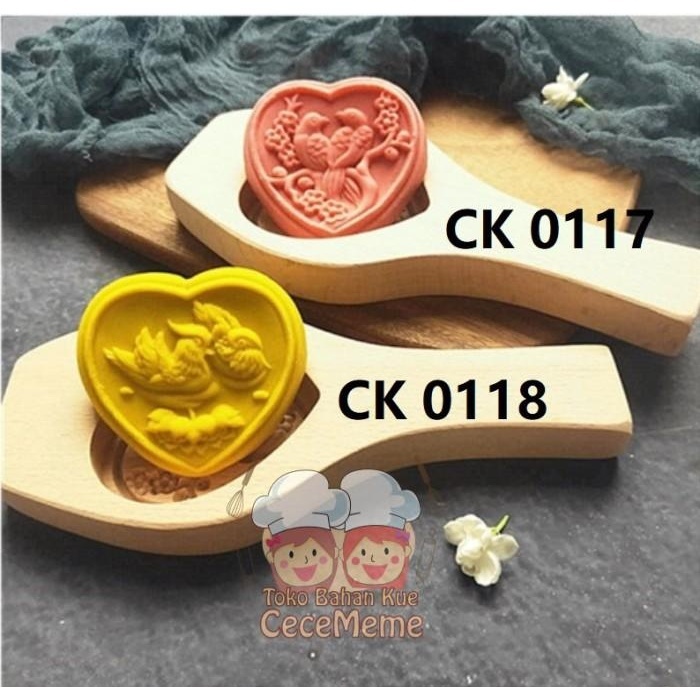 Jual Cetakan Kayu Mooncake Angku Kueku Kue Bulan Thok Ang Kong Love