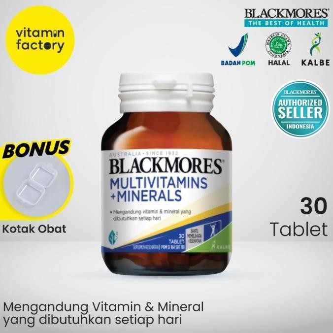 Jual Blackmores Multivitamins Minerals Bpom Kalbe Tablet