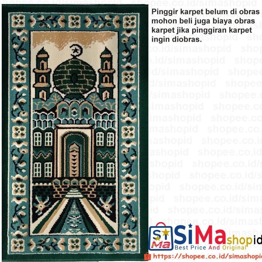 Jual Diskont Karpet Sajadah Masjid Mushola Roll Medinah Medenna Madeena