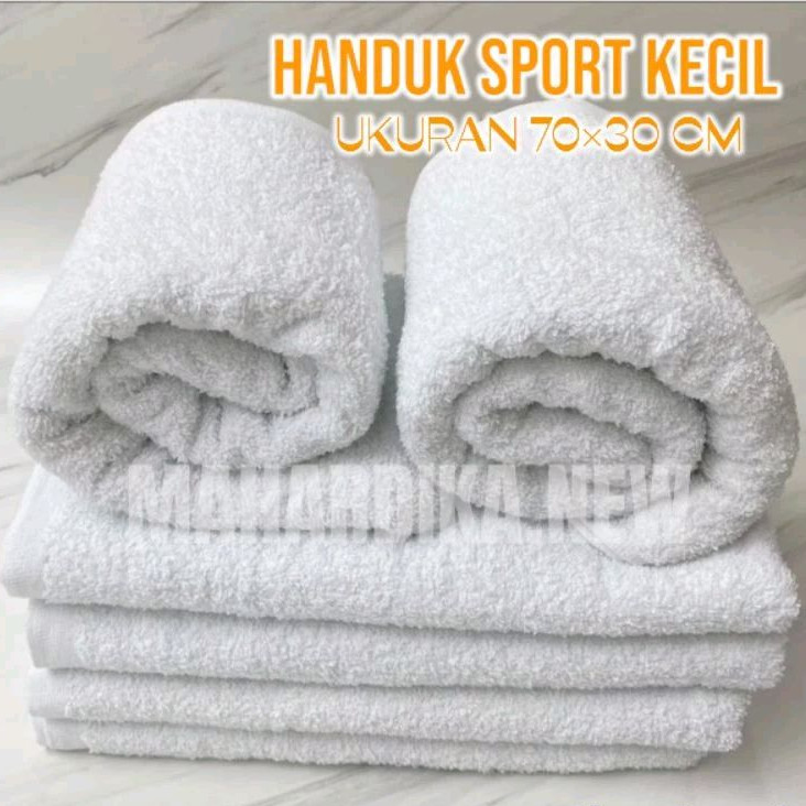 Jual HANDUK LEHER OLAHRAGA PUTIH LAP KERINGAT MUKA POLOS Shopee Indonesia