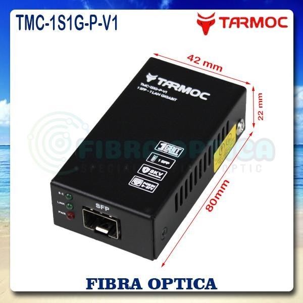 Jual Tarmoc Tmc S G P Sfp Gigabit Poe In V Mini Converter