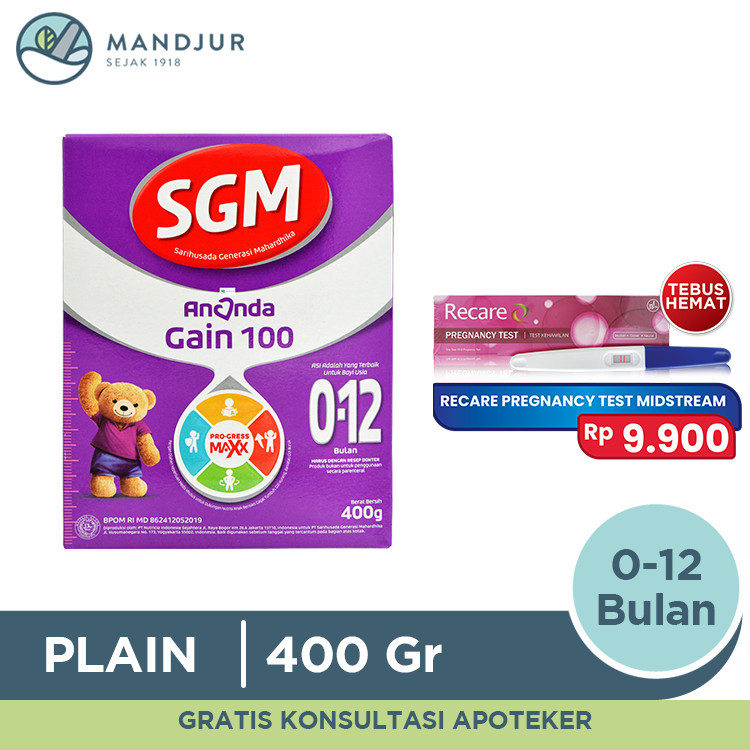 Jual Sgm Ananda Gain Bulan Gram Shopee Indonesia