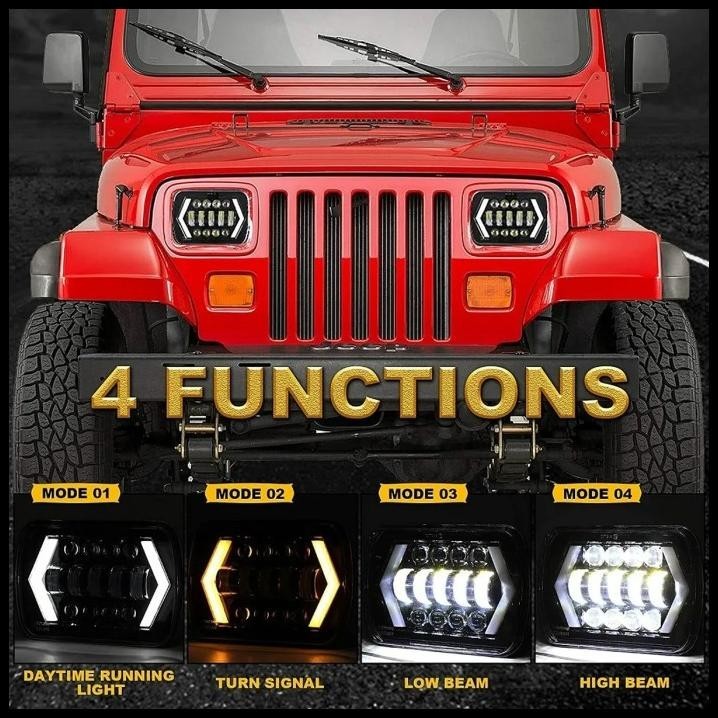 Jual Lampu Led Daymaker Original Kotak 7 Inci Jeep Feroza L300 Taft