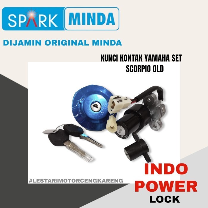 Jual KUNCI KONTAK YAMAHA SCORPIO Z LAMA SET TANGKI JOK ORI MINDA