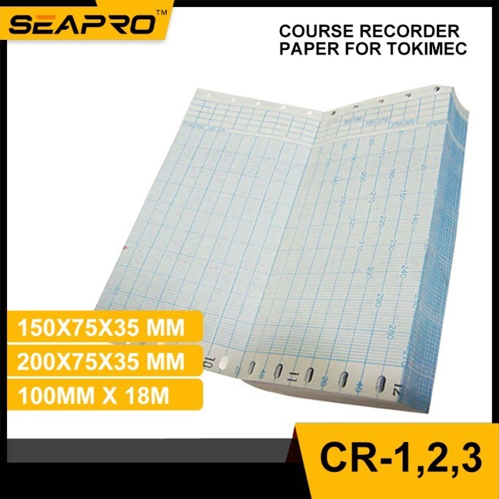 Jual Course Recorder Paper Tokimec Cr4 Chart Kertas Marine Shopee