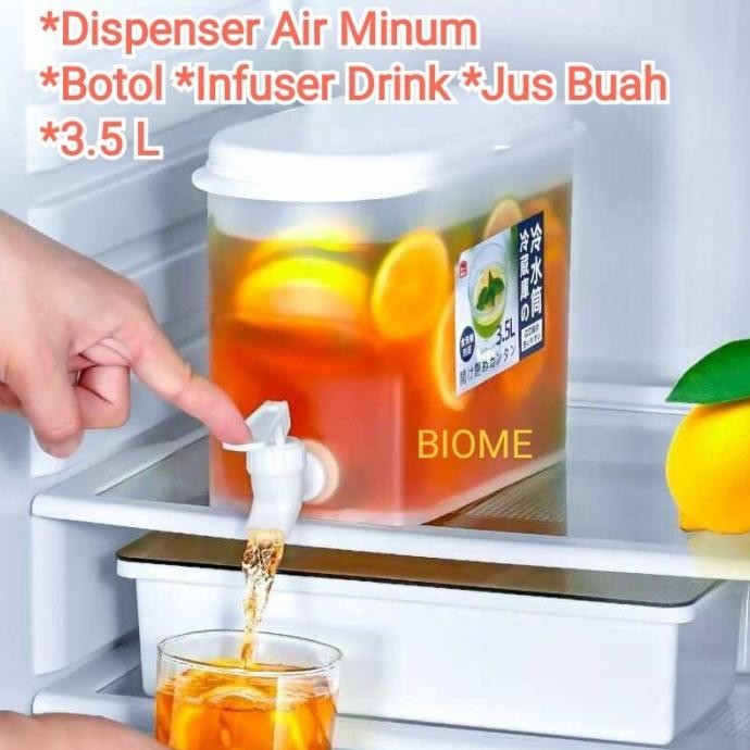 Jual Dispenser Air Minum Jus Buah Teh Galon Infuser Teko Botol Kulkas